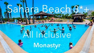 Tunezja All Inclusive hotel SAHARA BEACH Aquapark Monastir Wczasy 2022 Wakacje last minute 2022 [upl. by Onaivlis]