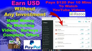 IRAZOO  how to earn money online today Make Money Online 2021 [upl. by Nahsyar451]