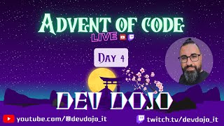 🎄Advent of code  Day 4  Live Coding [upl. by Corley325]