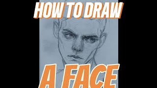 HOW TO DRAW A FACE [upl. by Guidotti]