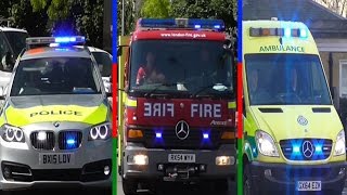 Best of 2015 Emergency Vehicle Compilation Video [upl. by Rossing454]