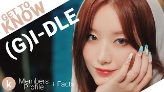 GIDLE 여자아이들 Members Profile  Facts Birth Names Positions etc Get To Know KPop [upl. by Sclar]