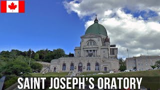 MONTREAL │CANADA Saint Josephs Oratory Oratoire Saint Joseph du Mont Royal [upl. by Chadburn]