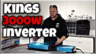 BRAND NEW Kings 3000w Inverter Install and Testing Review [upl. by Franza633]