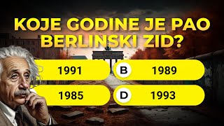 Veliki KVIZ iz HISTORIJE 📜 20 pitanja koja će testirati tvoje znanje 🧠 [upl. by Lekkim761]