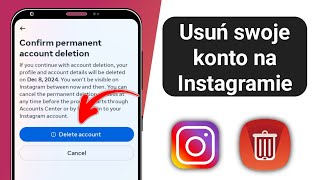 Jak trwale USUNĄĆ swoje konto na Instagramie 2024  Usunięto moje konto na Instagramie [upl. by Amoakuh350]