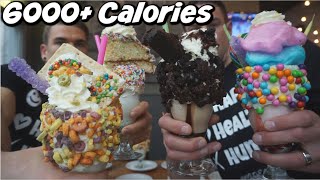 WORLDS CRAZIEST MILKSHAKE CHALLENGE  DELICIOUS  MAN VS FOOD [upl. by Yehudi39]