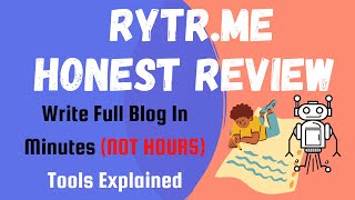 rytrme Honest Review amp Walkthrough  Create Blog With Normal User  Is It Good AI Writing Assistant [upl. by Vera205]