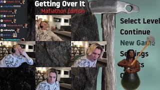 xQcs Funniest Moments playing quotGetting Over itquot but its Kai Cenat Mafiathon Edition [upl. by Arlyne360]