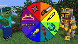 Minecraft DANGEROUS PRANK WHEEL OF FORTUNE AGAINST OUR ZOMBIE  PRANK WARS  Minecraft [upl. by Luisa65]