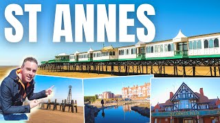 Why You SHOULD Visit St AnnesOnTheSea  Seafront TOUR Lancashire [upl. by Ladin]