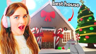 WHO CAN BUILD BEST XMAS HOUSE Gaming w The Norris Nuts [upl. by Renrag]