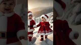 quotFrosty Fun with Santa’s Cutest Pairquot LittleSantasSnowyAdventuresSantaAndFriendsWinterkids [upl. by Daron]