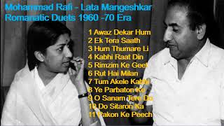 Mohammad Rafi amp Lata Mangeshkar Most Romantic Duets 1960 70 Era [upl. by Llerrit74]