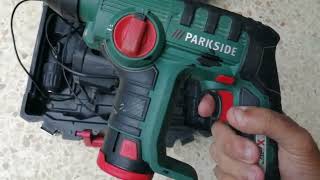 perforateur Parkside 12v [upl. by Adiarf]