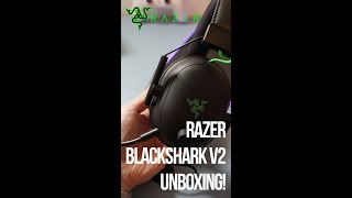 Razer BlackShark V2 Unboxing Shorts [upl. by Alon]