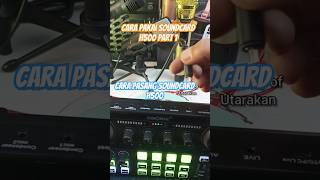 Cara pakai soundcard H500 audiolive h500 soundcard carapakaisoundcardh500 [upl. by Condon]