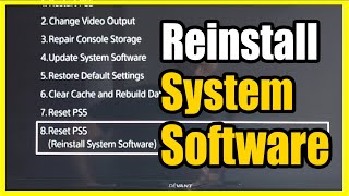 How to Reinstall System Software from USB on PS5 Safe Mode Fast Tutorial [upl. by Pammie213]