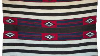 Native American Indian Blankets How to identify a Navajo Chiefs Blanket [upl. by Gautious480]