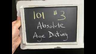 GEOL 101  3  Absolute Age Dating [upl. by Airbma]