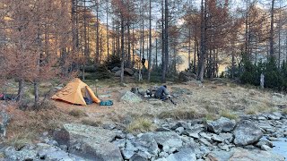 Nottata in tenda al Lago Lagazzuolo 🏕️ [upl. by Barbey]