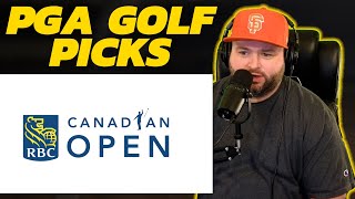 RBC Canadian Open Picks  PGA Golf Bets With Kyle Kirms [upl. by Melas]