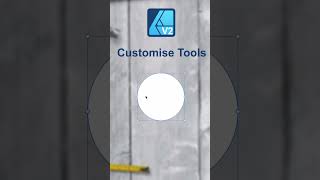 Affinity Designer Tutorial  Customise Tools affinitydesigner affinitydesignertutorial affinity [upl. by Adal]
