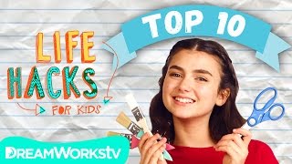 The Top 10 Hackiest Hacks Ever  LIFE HACKS FOR KIDS [upl. by Sheffield]