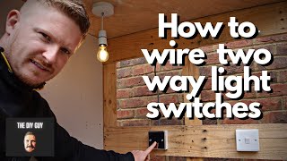 How To Wire a 2 Way Switch [upl. by Nimajeb]