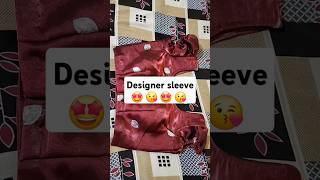 Designer sleeve of blousetrending sleeve lifetymdesignerstitching video shorts viral trending [upl. by Leahicm]