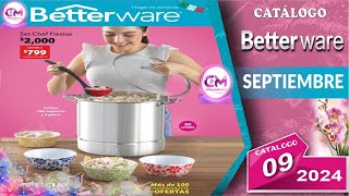 CATALOGO BETTERWARE SEPTIEMBRE 2024 [upl. by Kenna297]