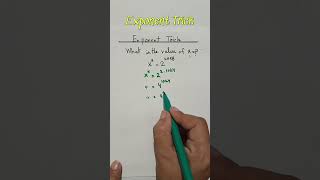 Exponent Trick maths [upl. by Kciredohr]