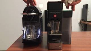 Nespresso Pixie vs Illy Y5 Iperespresso [upl. by Ttekcirc]