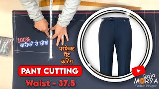 Mastering the Art of Pant Cutting Learn With Very Easy Method  Gents Fitting Pant Cutting [upl. by Raina]