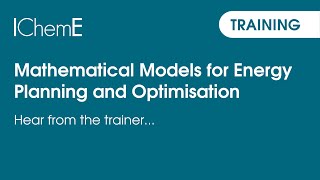 Mathematical Models for Energy PLanning and Optimisation – Hear from the trainer [upl. by Nitaf]