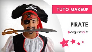 Comment faire un maquillage de pirate pour garçon  Toutes les étapes en vidéo [upl. by Anoniw]