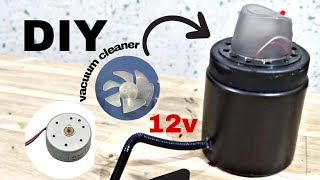 DIY How to make an amazing desktop vacuum cleaner [upl. by Zippel644]