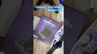 Kreo GoRec Mic unboxing unboxing wirelessmicrophone kreo insta360x3 microphone unboxingvideo [upl. by Gargan]