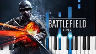 Battlefield 1942  Title Theme  Piano Tutorial amp Sheets [upl. by Monica460]