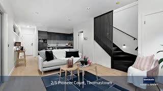 Renovated Townhouse with No Owners Corporation Fees  25 Pioneer Court Thomastown [upl. by Abebi412]