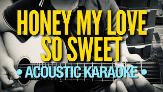 Honey My Love So Sweet  April Boys Acoustic Karaoke [upl. by Llehsar]