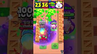 HOW MANY TILES can 2X POCO PASS before KILL😳 brawlstars shorts [upl. by Cadmarr]