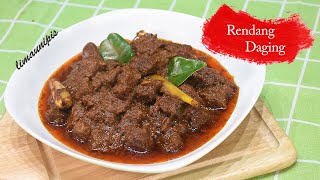 RESEPI RENDANG DAGING SAMBIL LAYAN LAGU RAYA  BEEF RENDANG [upl. by Imelda]