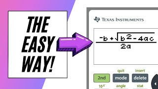 GED Quadratic Formula with Calculator [upl. by Ahsien]
