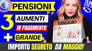 🔴 PAGHE PENSIONI 3 NUOVI AUMENTI IN ARRIVO 💰 TUTTE LE NOVITÀ PER I PROSSIMI MESI  UNO SOSTANZIOSO✅ [upl. by Justinn]