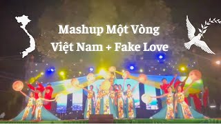 GIẢI NHẤT MÚA MỘT VÒNG VIỆT NAM MASHUP FAKE LOVE  91 Nguyễn Tri Phương [upl. by Ydnam607]