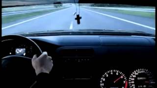 Nissan 200sx S14a top speed test 281 km h 175 mph by GPS [upl. by Ahsienad]