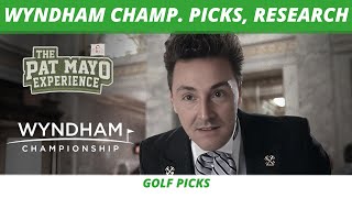 2024 Wyndham Championship Picks Research Guess The Odds  Underdog FedEx Cup Draft and Strategy [upl. by Ajim380]