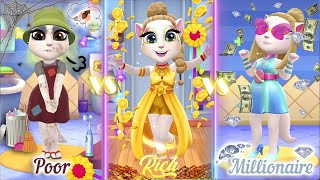 🌈My talking Angela 2  Poor Angela2 VS Rich Angela VS Millionaire  cosplay [upl. by Magnus940]