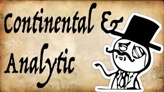 Continental Vs Analytic Philosophy  Gentleman Thinker [upl. by Sirk491]